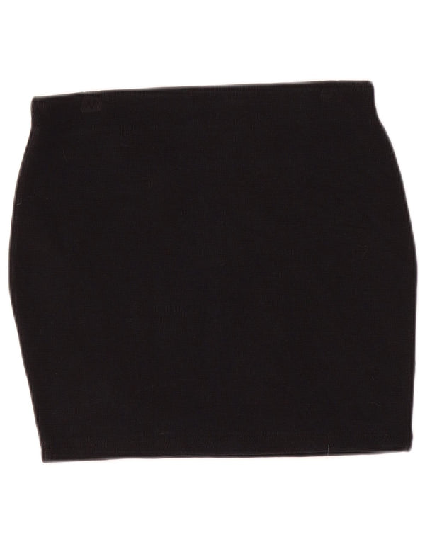 Zara Damen Trafaluc Minirock Medium W28 Marineblaue Baumwolle
