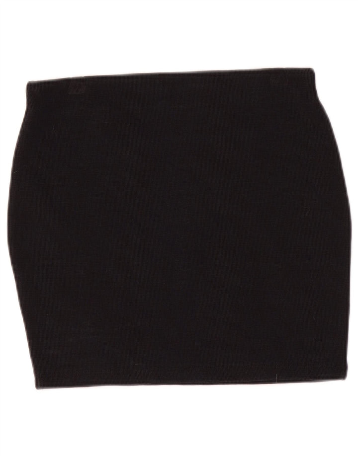 Zara Damen Trafaluc Minirock Medium W28 Marineblaue Baumwolle
