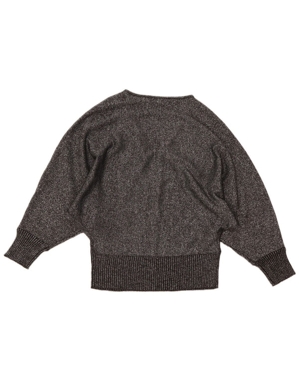 Body Flirt Damen-Pullover, übergroß, V-Ausschnitt, Gr. 10, Größe S, Schwarz