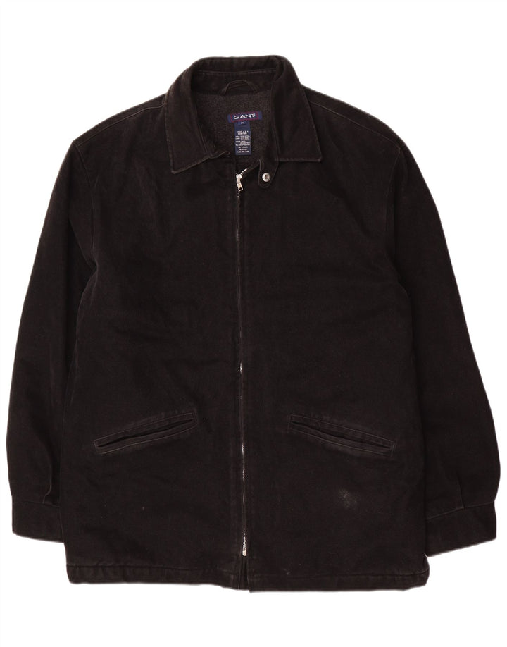 GANT Herren Bomberjacke UK 38 Mittelschwarze Baumwolle