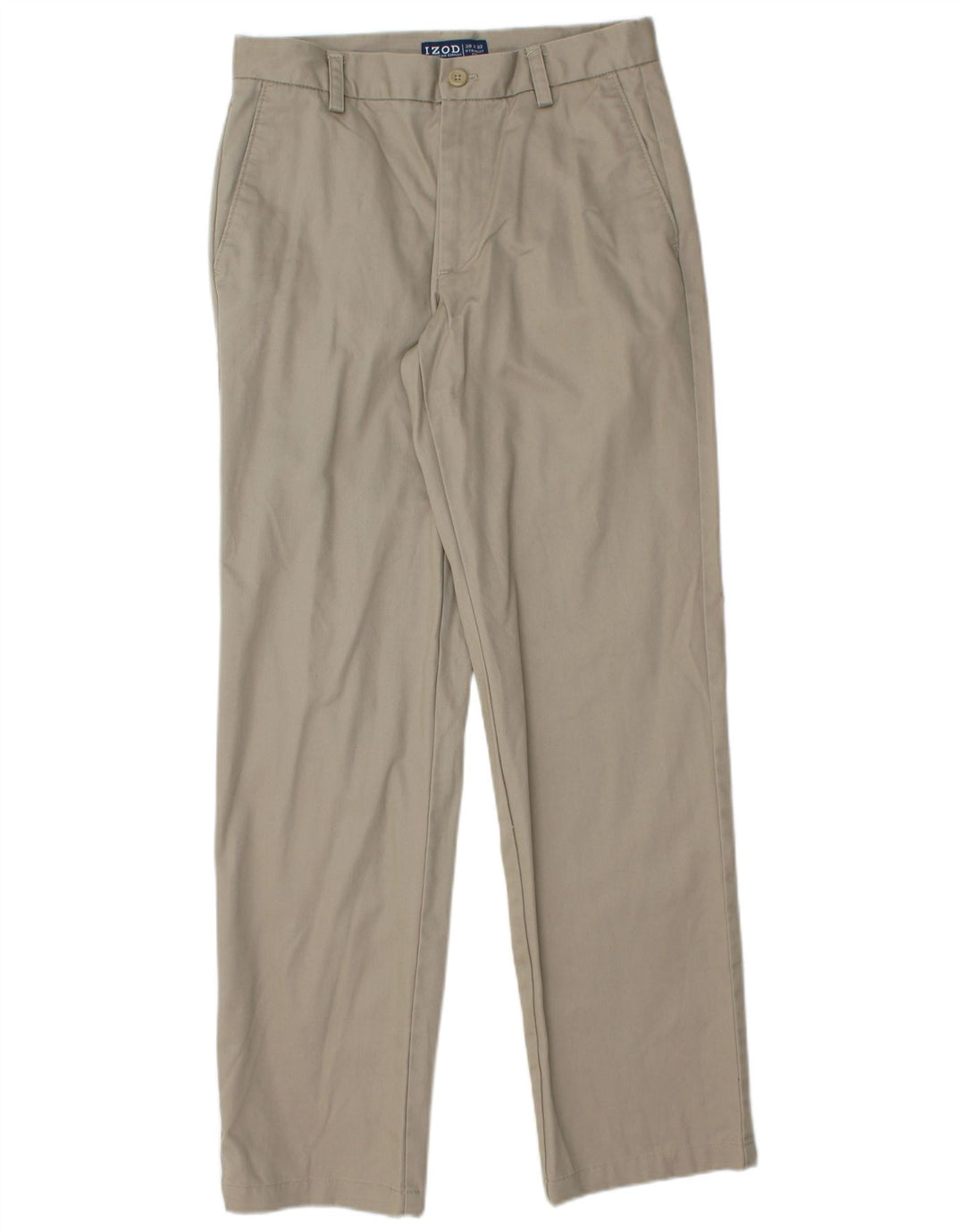 IZOD Herren gerade Chinohose W29 L32 Beige Baumwolle