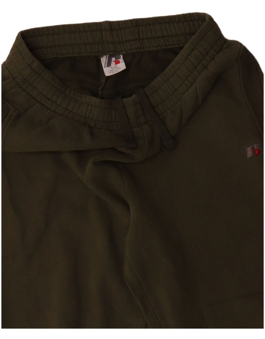 RUSSELL ATHLETIC Herren-Trainingshose, Größe S, grüne Baumwolle