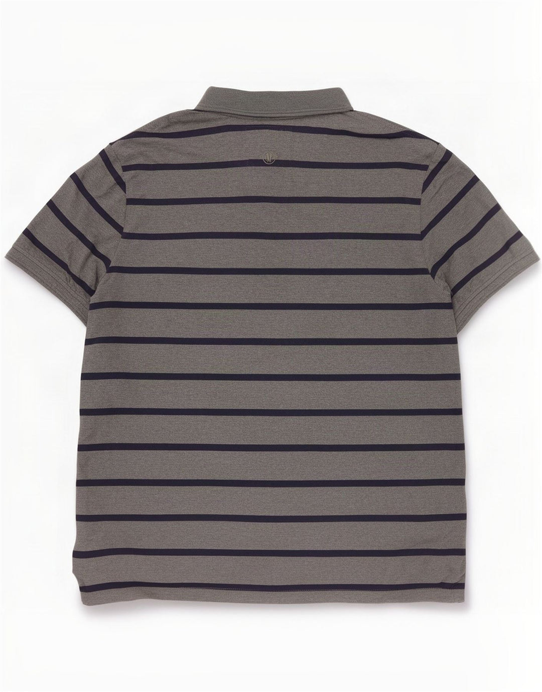 Fat Face Herren-Poloshirt XL, grau gestreift, Baumwolle