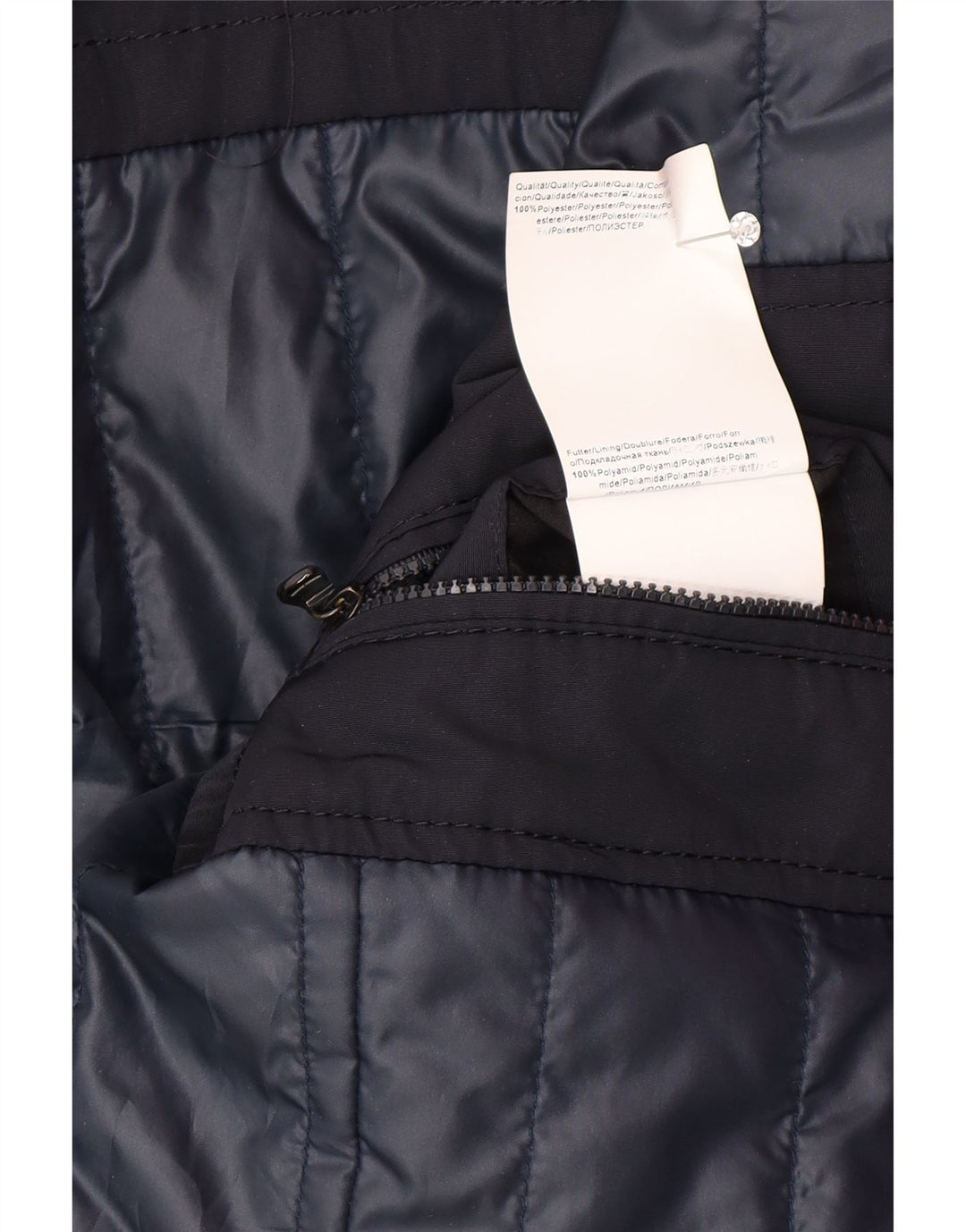 Hugo Boss Herren-Utility-Jacke IT 52 XL Marineblaues Polyester