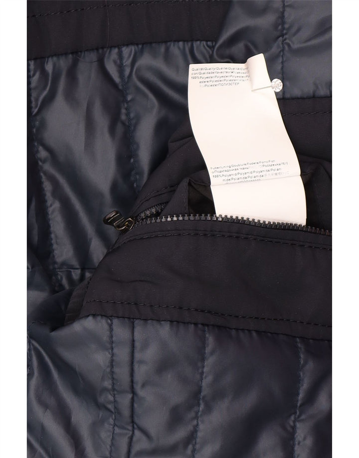 Hugo Boss Herren-Utility-Jacke IT 52 XL Marineblaues Polyester