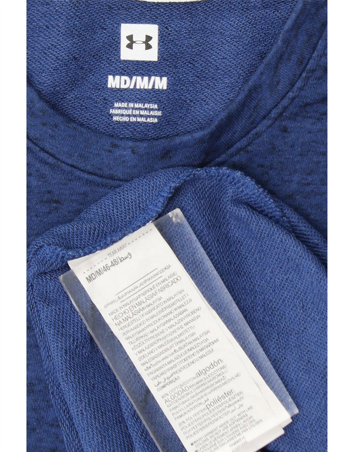 Under Armour Herren-Sweatshirt mit grafischem Muster, mittelblau gefleckte Baumwolle