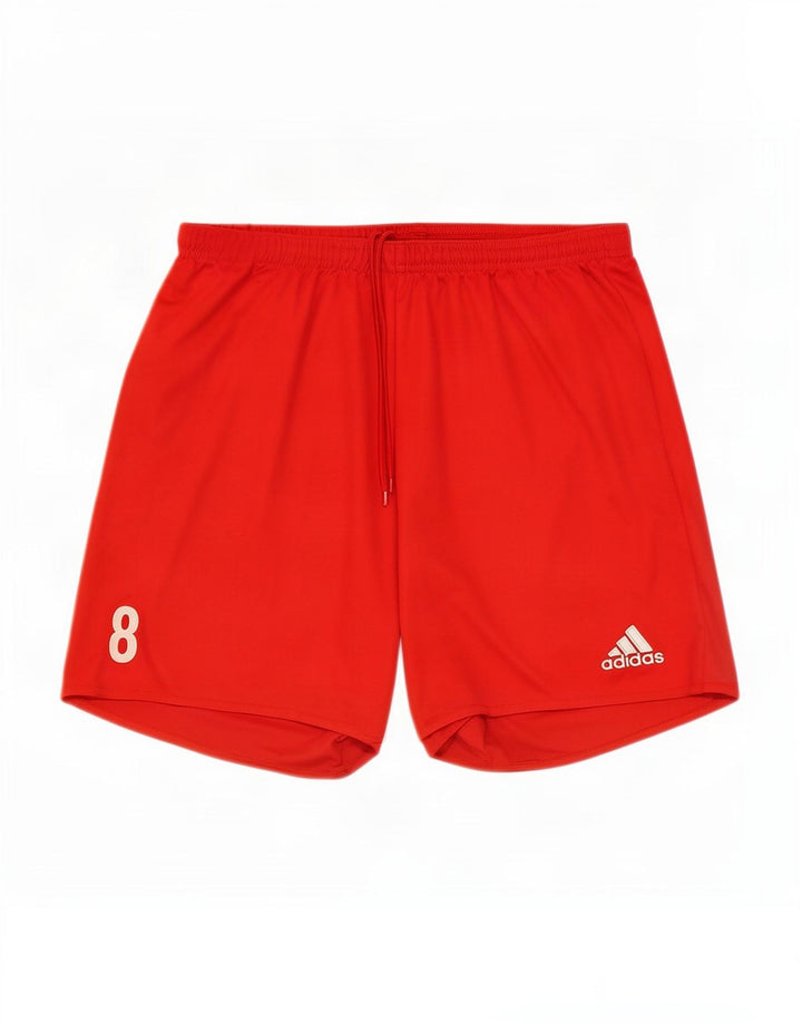 Adidas Herren Climalite Sport Shorts Großes rotes Polyester