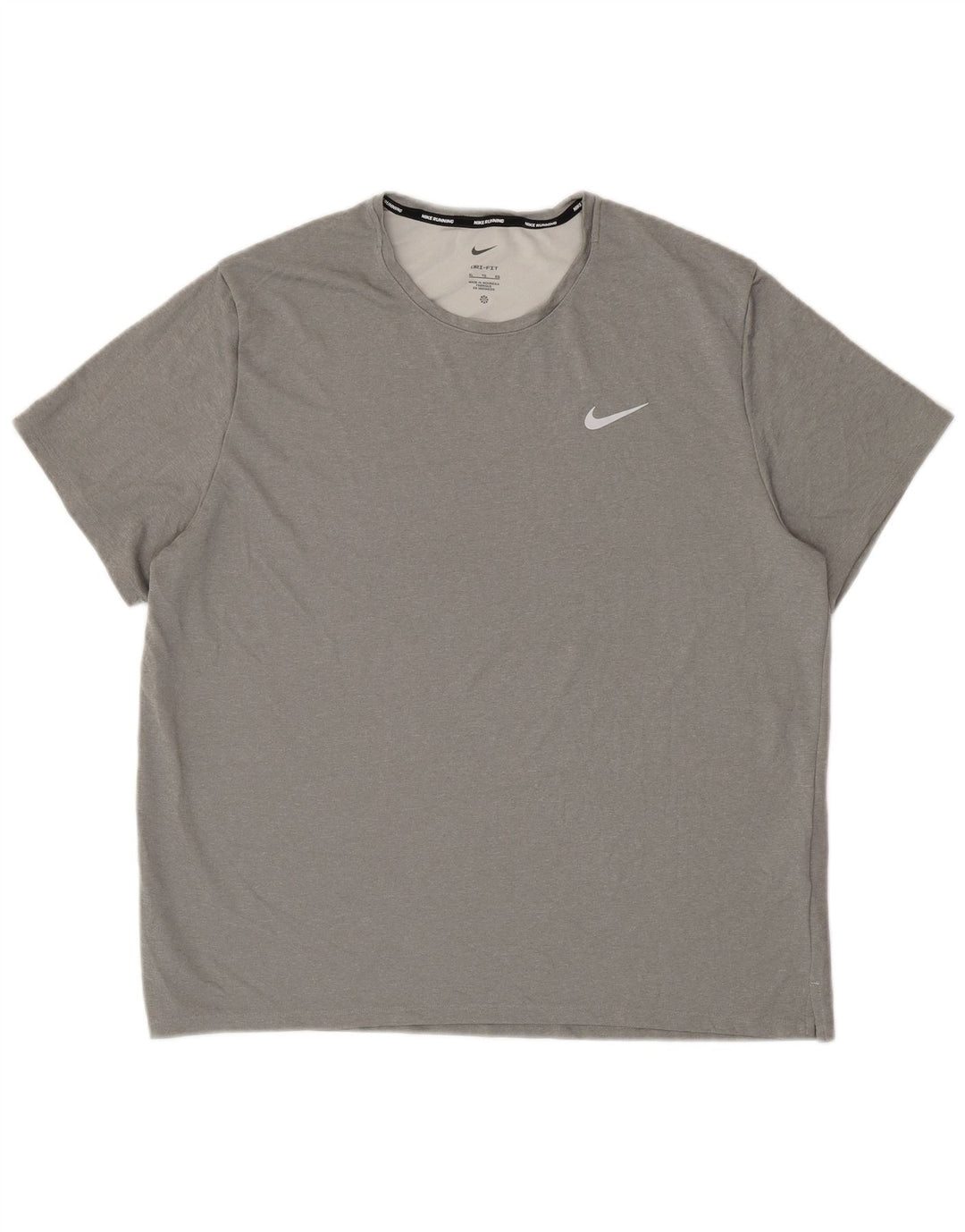 NIKE Herren Dri Fit T-Shirt Top XL Grau Polyester