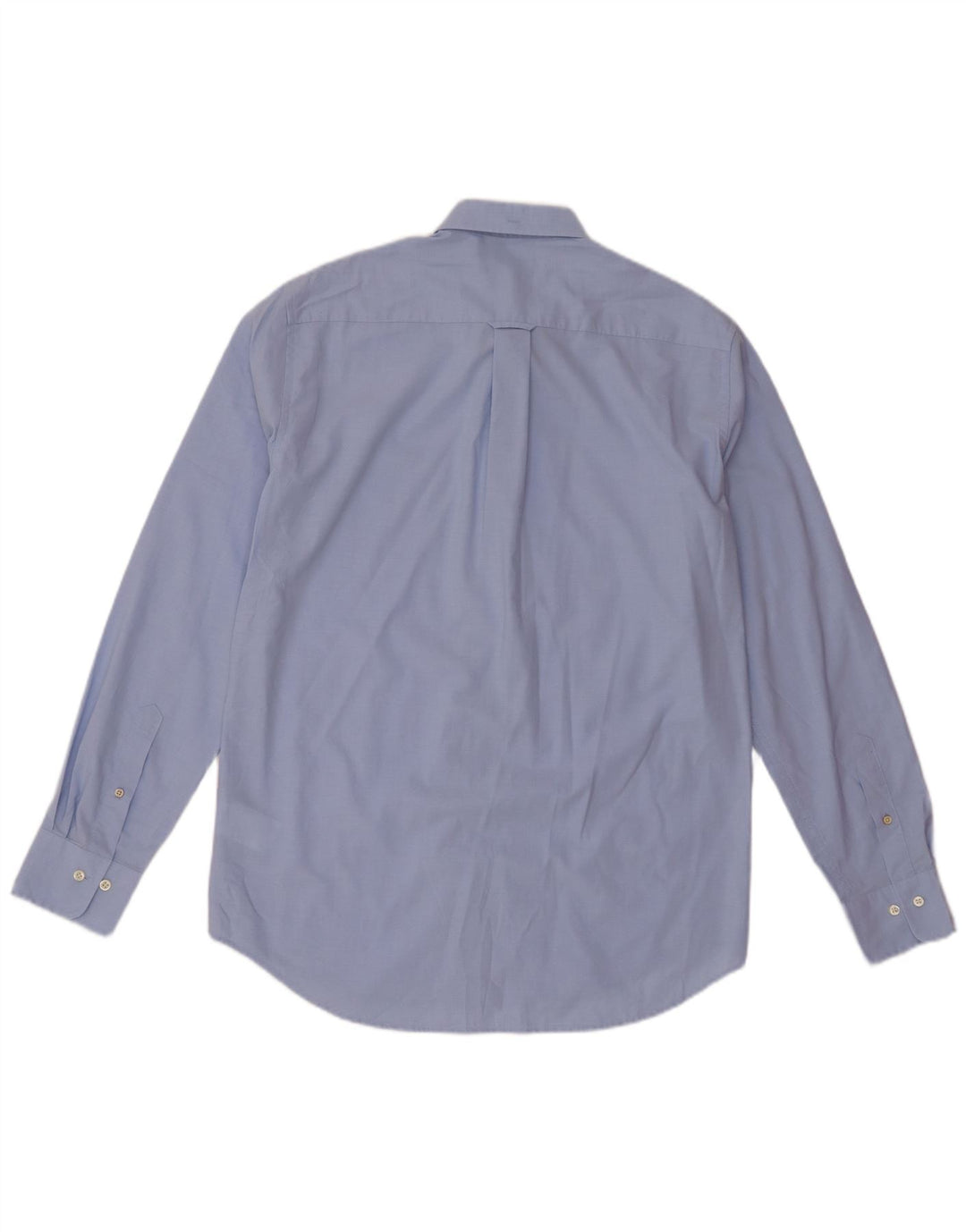 Gant Herren-Hemd mit normaler Passform, Größe 39/40, 15 3/4, mittelblaue Baumwolle