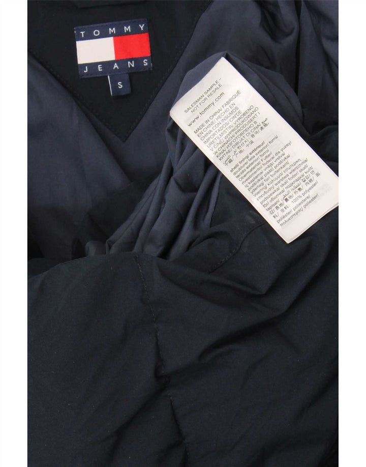 Tommy Hilfiger Damen Übergroßer gepolsterter Mantel UK 10 Small Marineblau Polyester