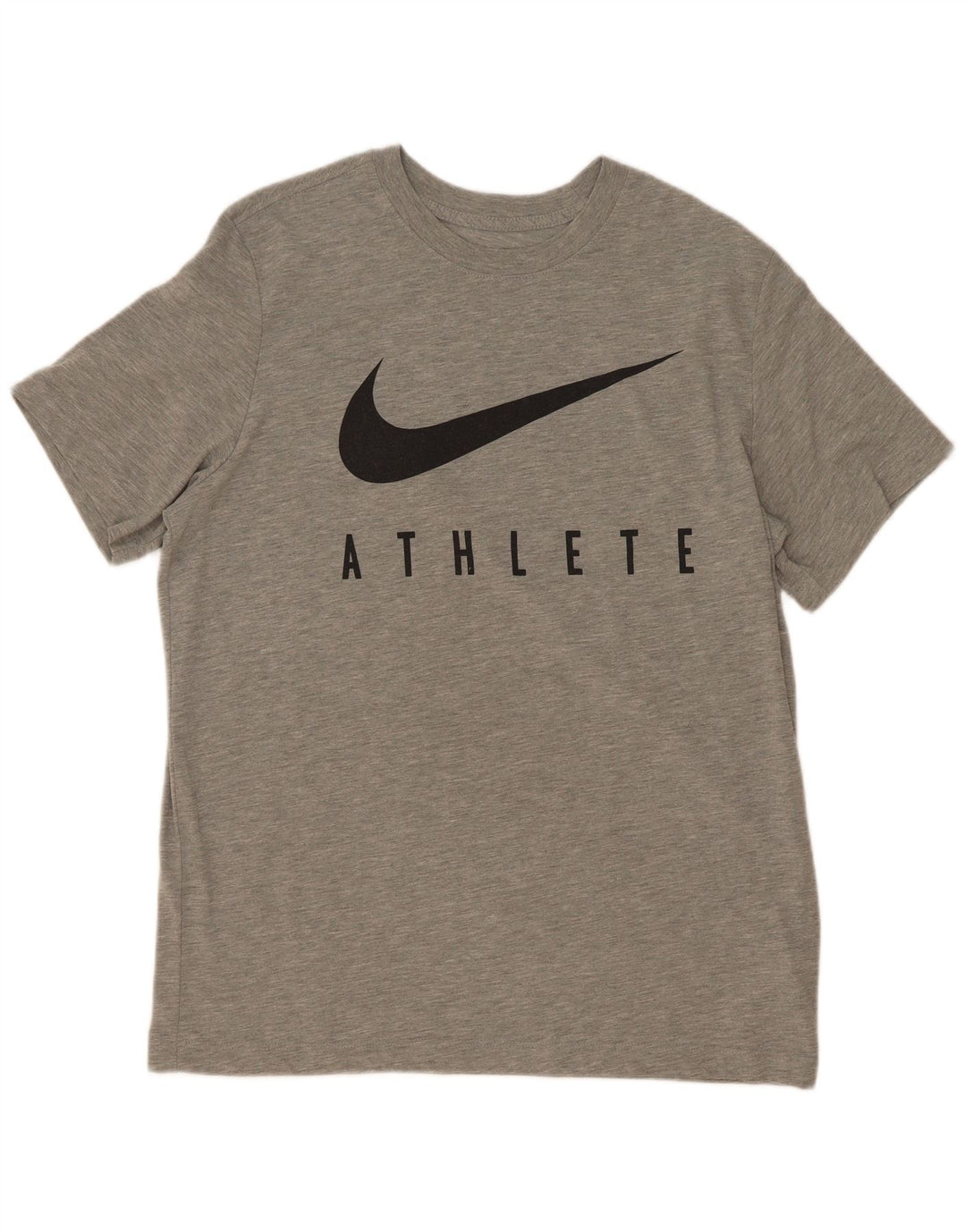 Nike Herren Dri Fit Grafik-T-Shirt-Oberteil, großes graues Polyester