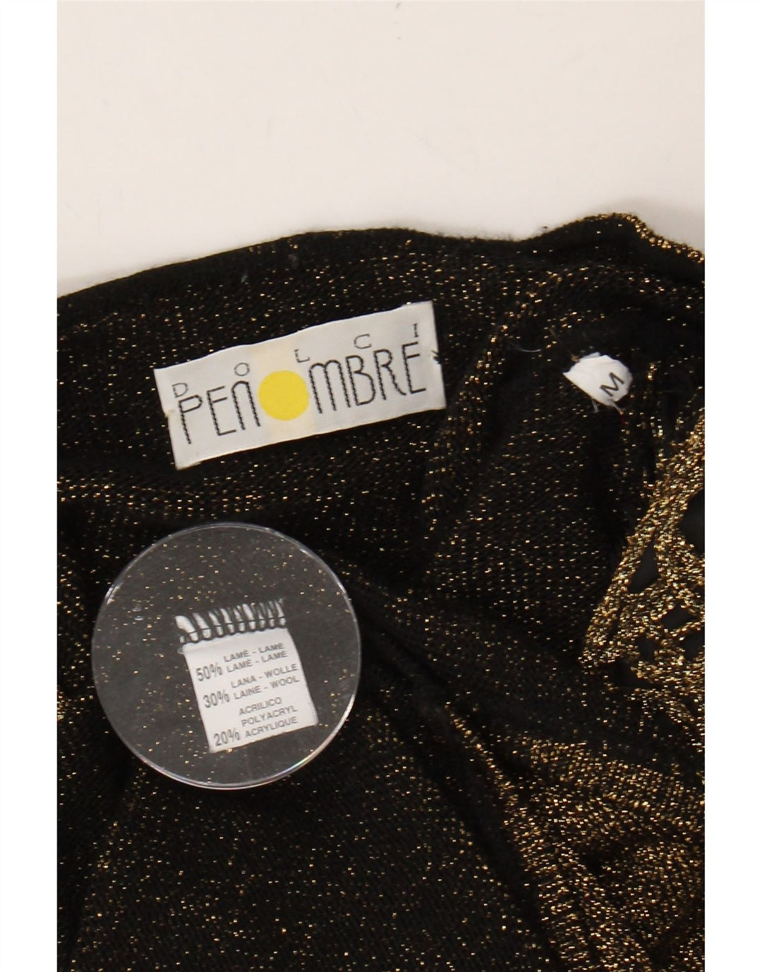 VINTAGE Womens V-Neck Jumper Sweater UK 14 Medium Brown Vintage Vintage and Second-Hand Vintage from Messina Hembry 