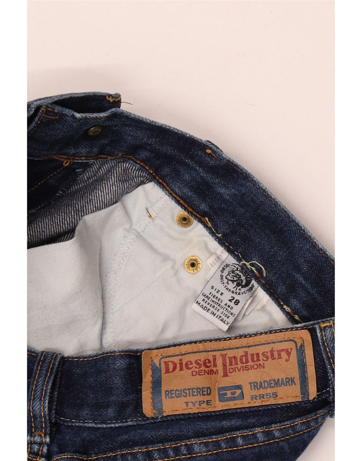 Diesel Damen Straight Jeans W28 L29 Blaue Baumwolle