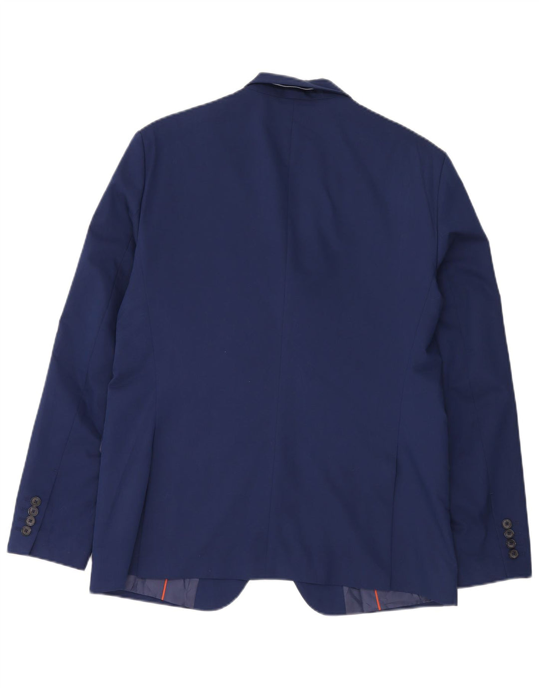 Zara Herren-Blazer mit 2 Knöpfen, EU 54, XL, blaue Viskose