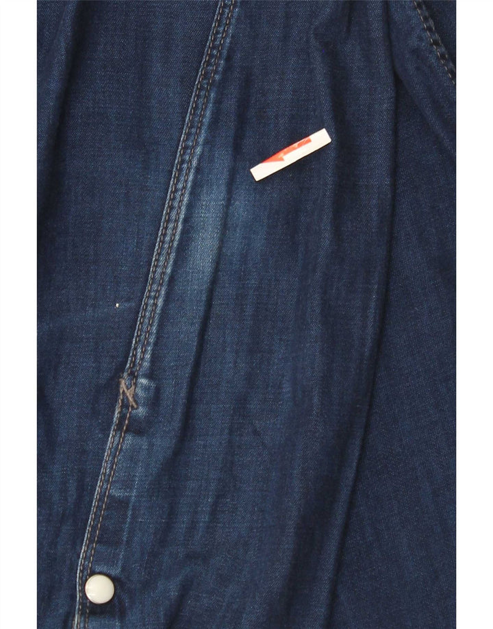 G-Star Herren-Jeanshemd aus mittelblauer Baumwolle