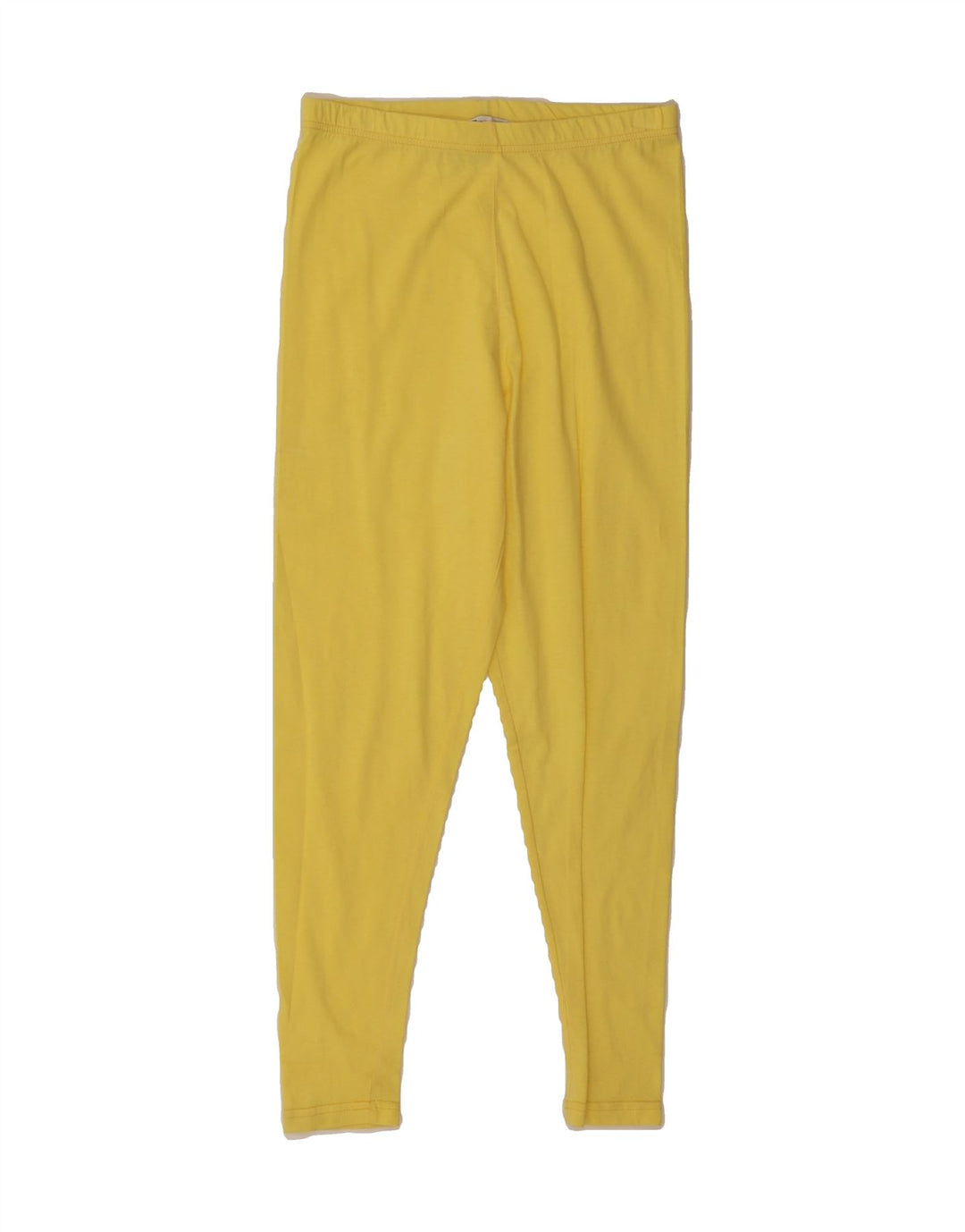 VINTAGE Womens Leggings IT 46 Large  Yellow Cotton Vintage Vintage and Second-Hand Vintage from Messina Hembry 
