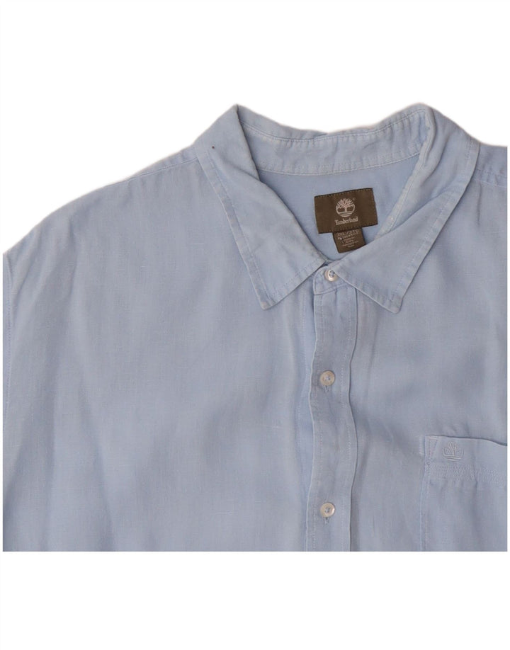 TIMBERLAND Herren Regular Fit Kurzarmhemd 3XL Blau