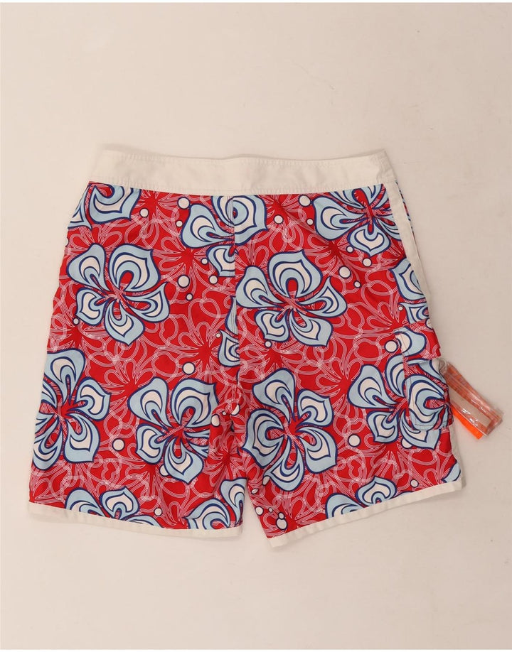 Sundek Herren Badeshorts Medium Red Floral