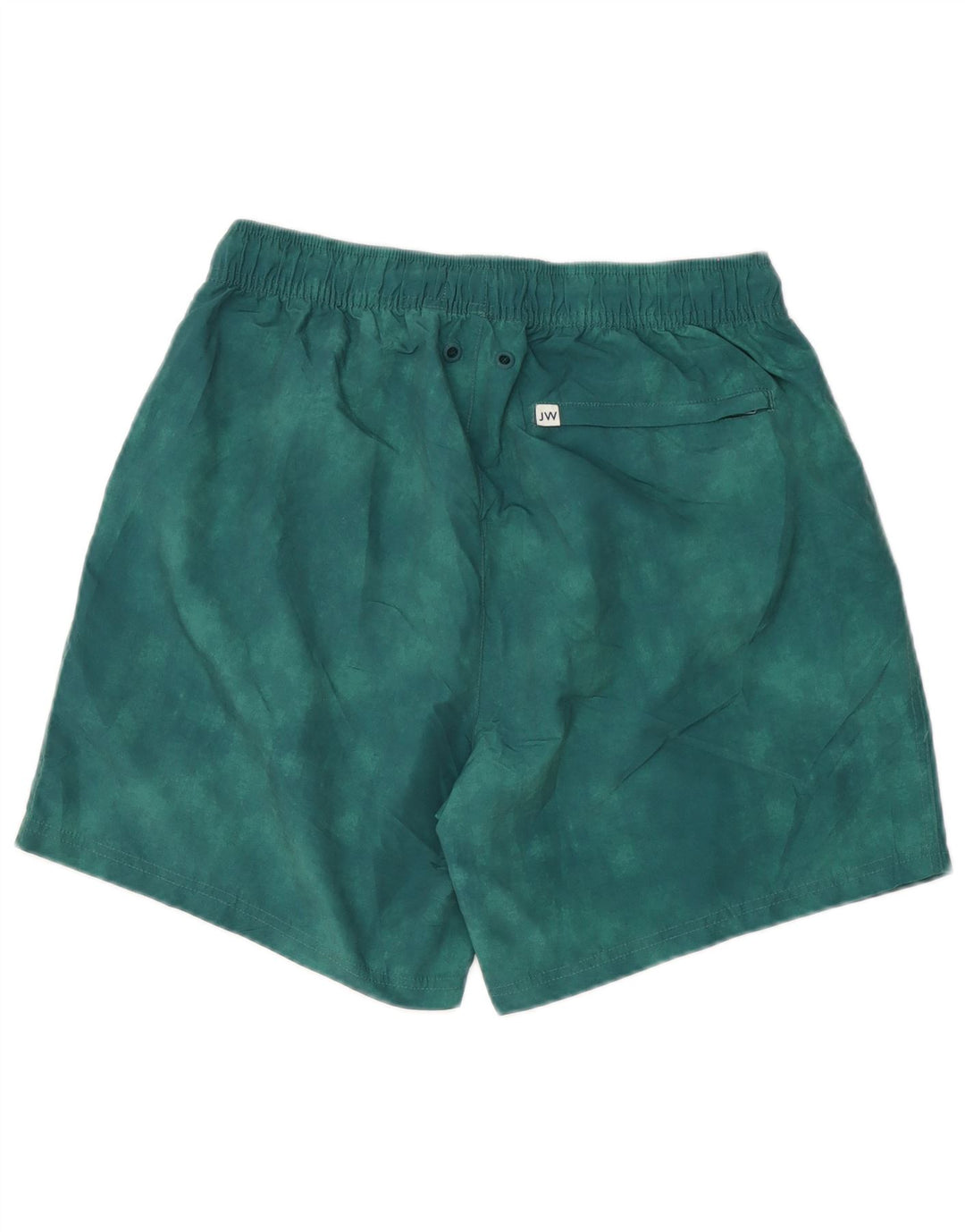 Jack Wills Herren-Badeshorts aus mittelgrünem Batik-Polyester