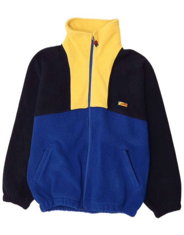 Dolomiten Herren Fleecejacke UK 36 Small Blau Colourblock Polyester