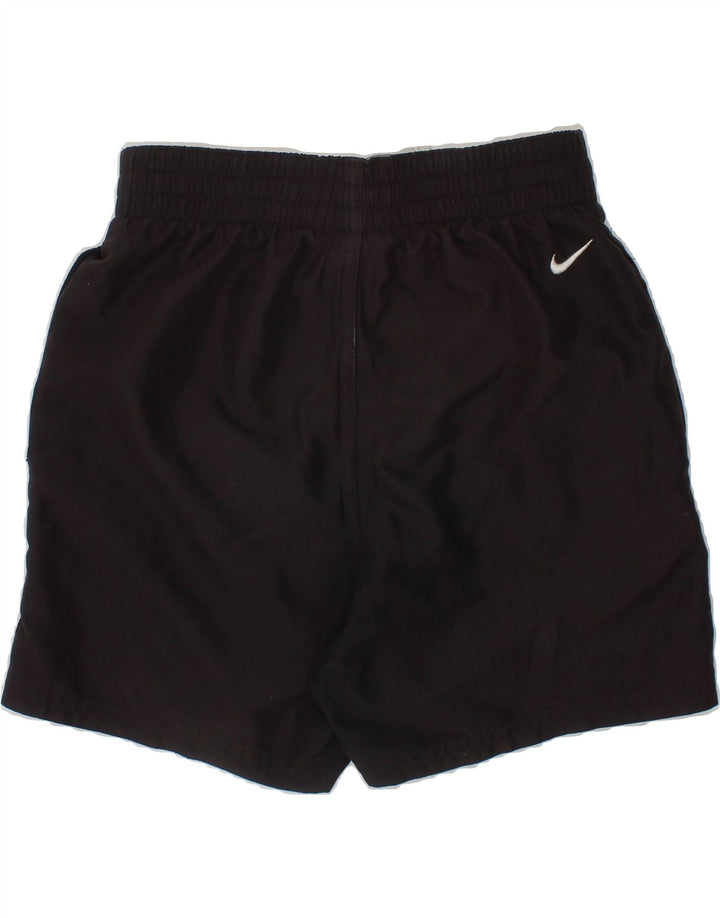 NIKE Boys Graphic Sport Shorts 10-11 Years Medium Black Polyester Vintage Nike and Second-Hand Nike from Messina Hembry 