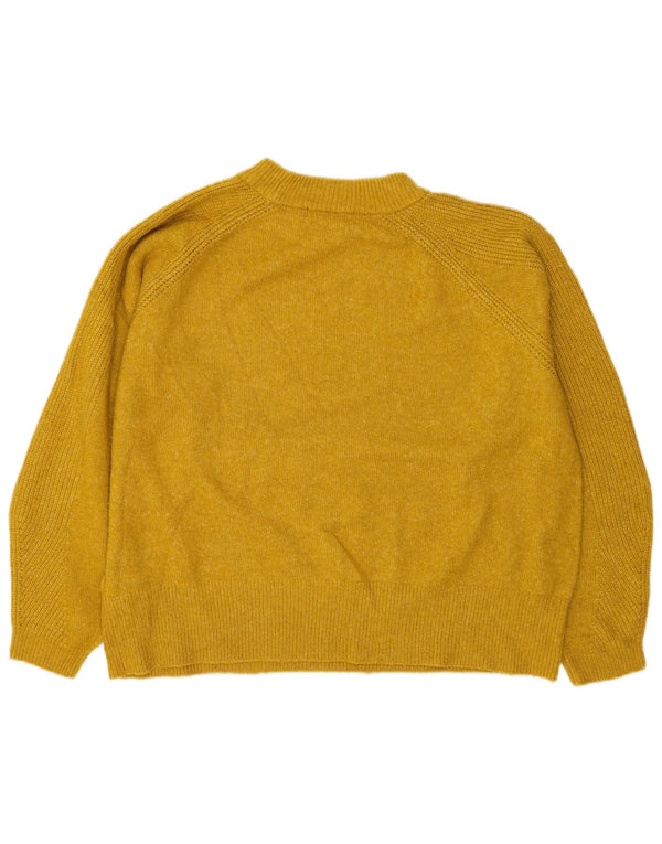 Marks & Spencer Damen-Pullover, übergroß, U-Boot-Ausschnitt, Gr. 18, XL, Gelb