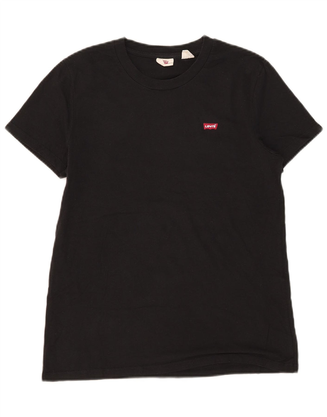 Levi's Damen T-Shirt Top UK 10 Small Schwarz