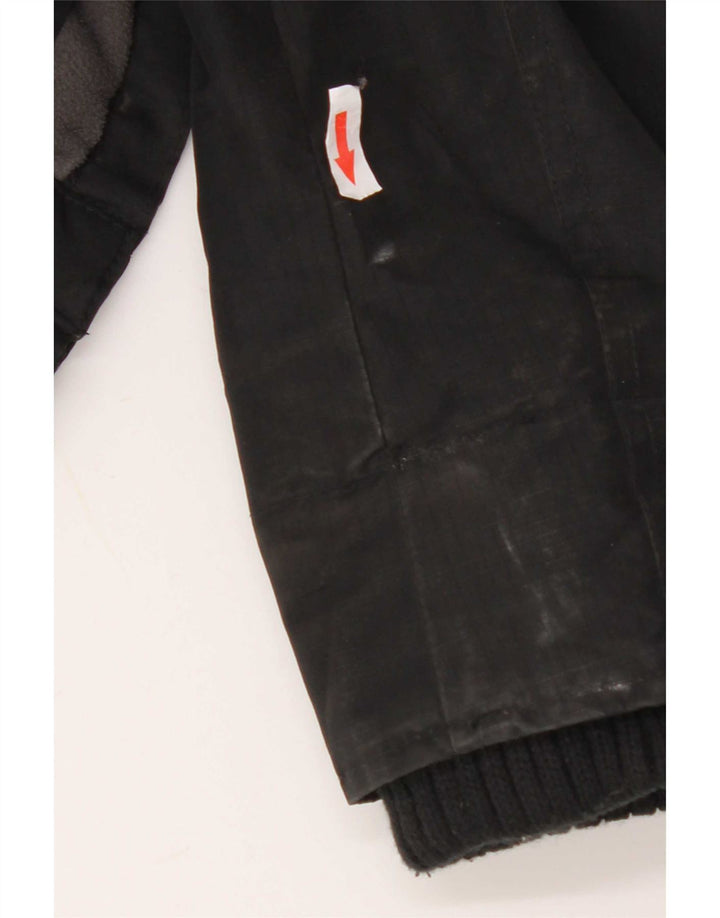 Hollister Herren-Windbreaker-Jacke, UK 36, Small, Schwarz, Polyester
