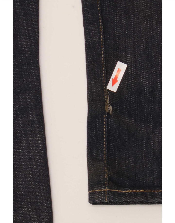 Levi's Herren 522 Straight Jeans W32 L32 Marineblaue Baumwolle