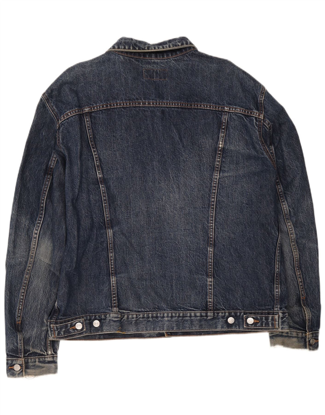 Carrera Herren Jeansjacke UK 44 2XL Blaue Baumwolle