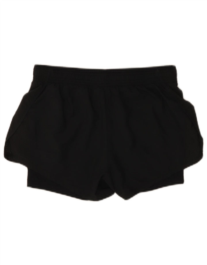 NIKE Damen Dri Fit Sport Shorts UK 10 Small Schwarz Polyester