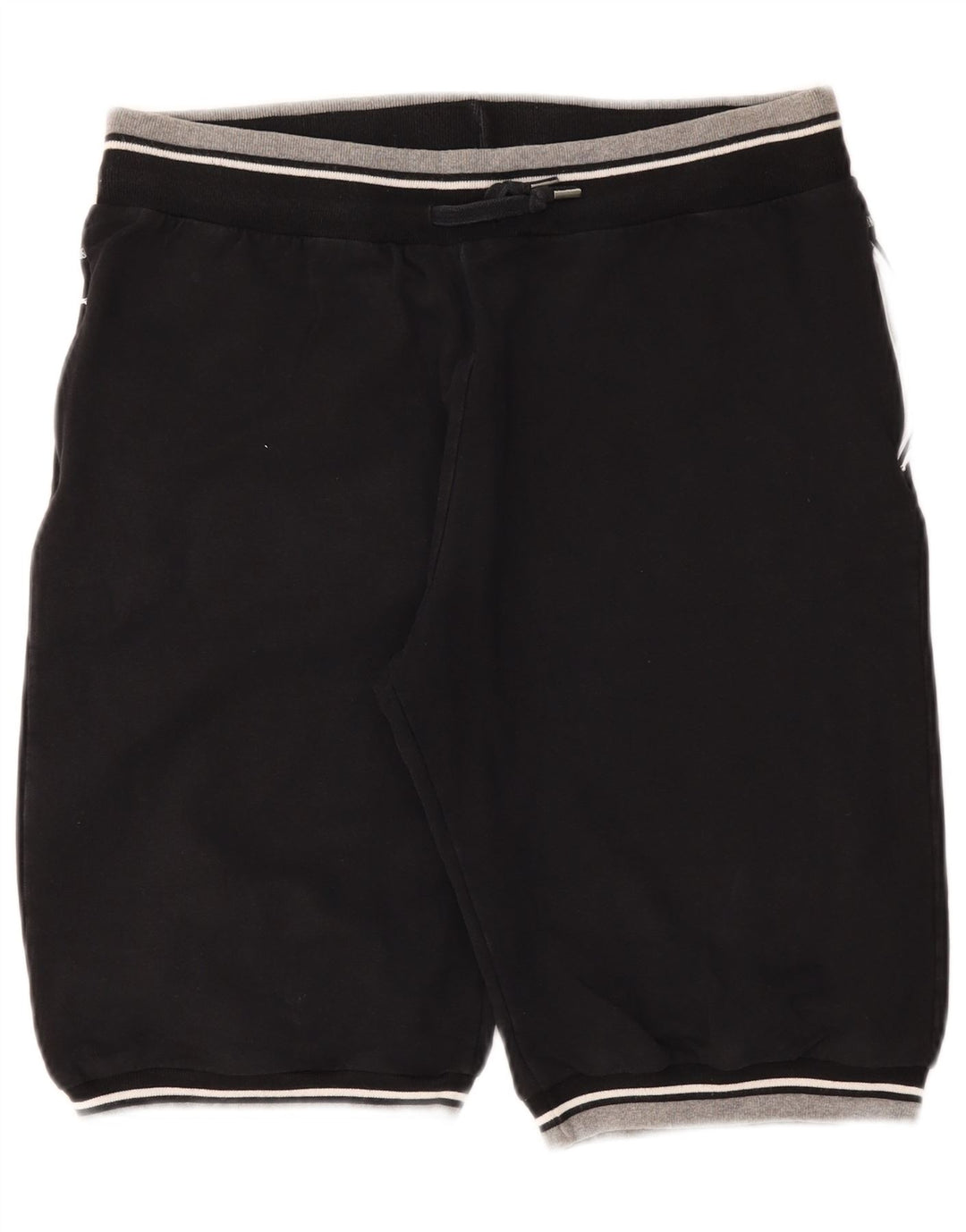 Ellesse Herren-Sportshorts, groß, schwarze Baumwolle