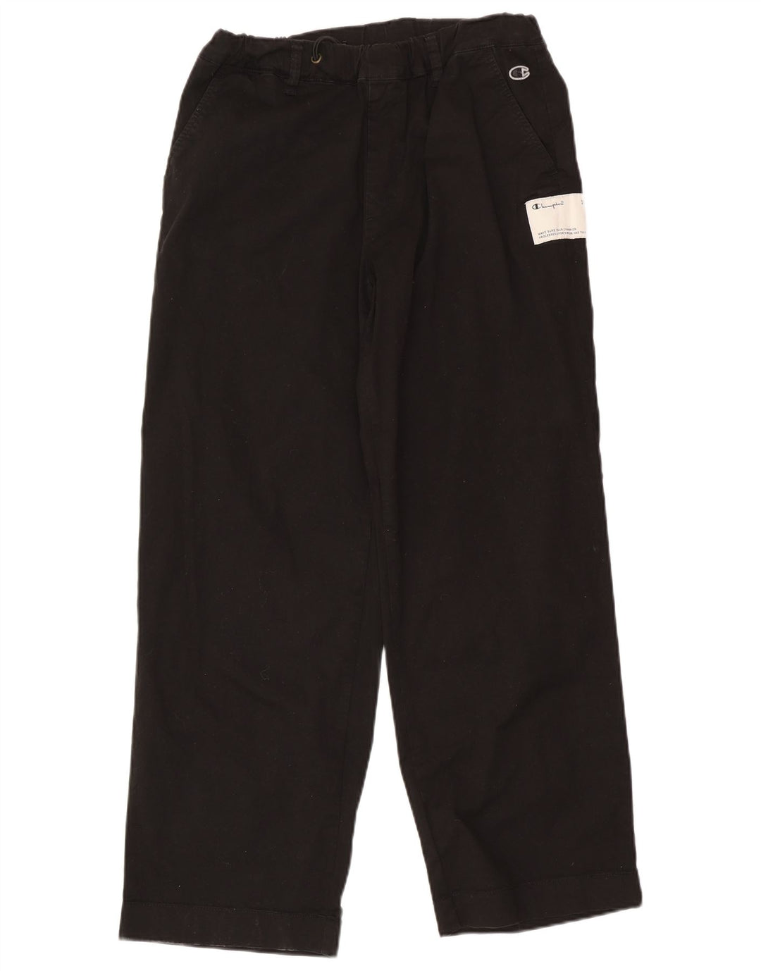 Champion Gerade Chinohose für Herren, Größe M, W32, L30, Schwarz, Baumwolle