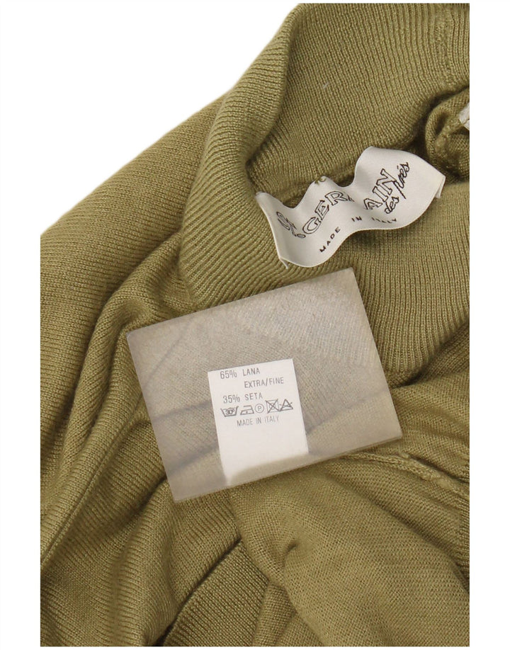 St. Germain Damen Des Pres Rollkragenpullover Pullover IT 44 Medium Khaki
