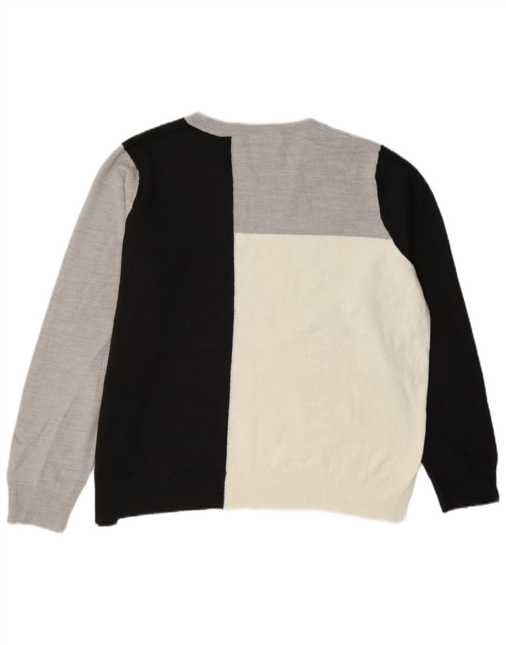 Marks & Spencer Damen-Pullover mit Rundhalsausschnitt, Gr. 14, Größe L, mehrfarbig