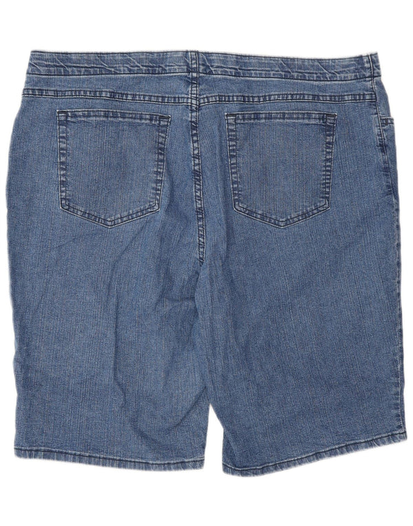 Lee Womens Riders Denim Shorts US 20 3XL W40 Blaue Baumwolle