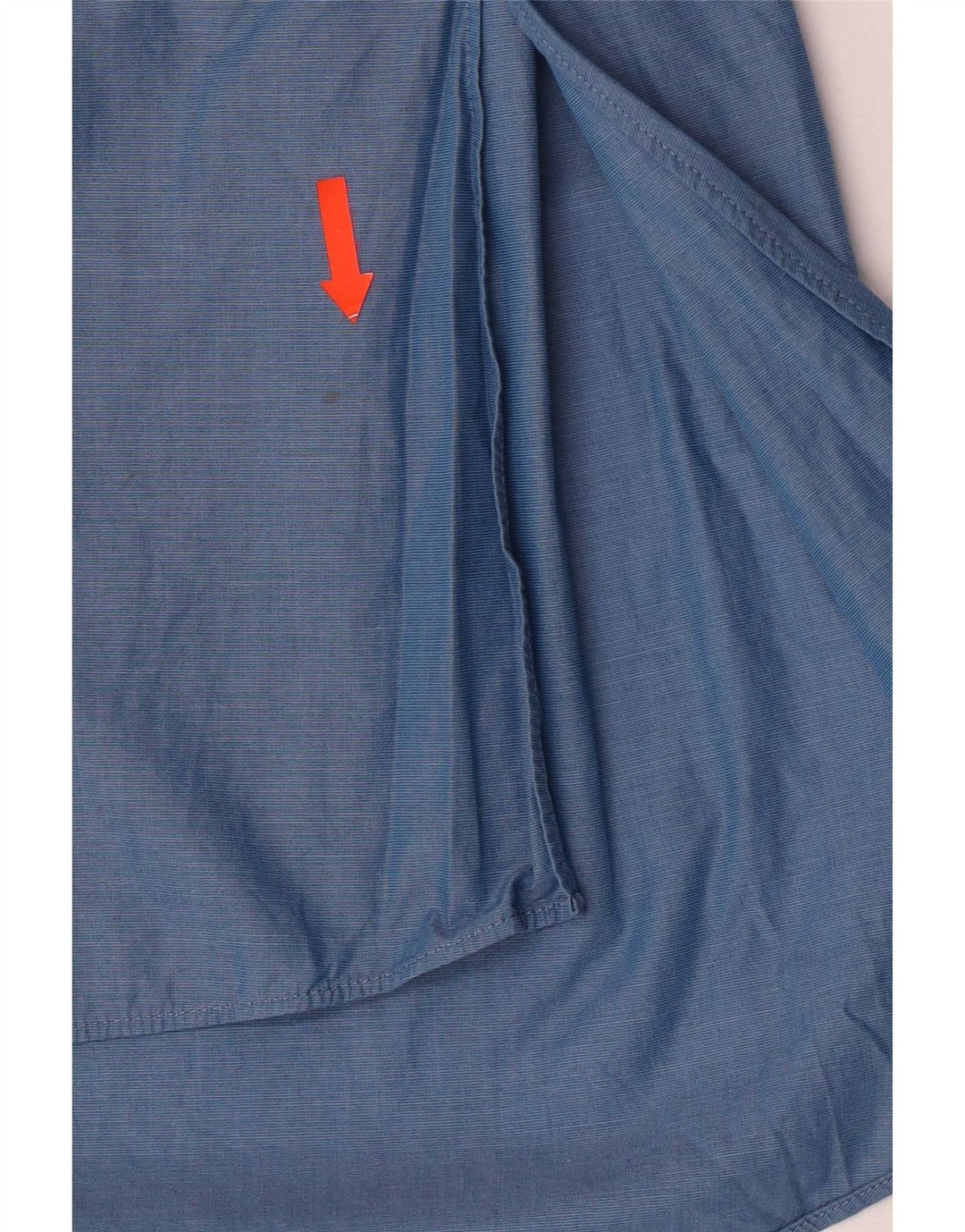 Cos Langarm-Blusenoberteil für Damen, EU 42, große blaue Baumwolle