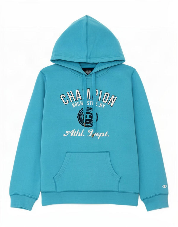 Champion Kapuzenpullover mit Grafik für Jungen, 15–16 Jahre, blaues Polyester