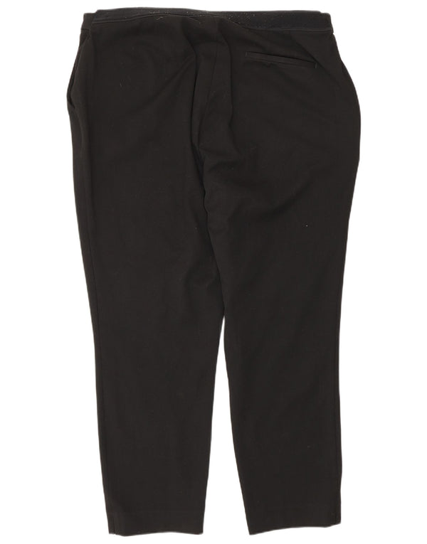 Marks & Spencer Damen Slim Cropped-Hose UK 20 2XL W40 L27 Schwarz