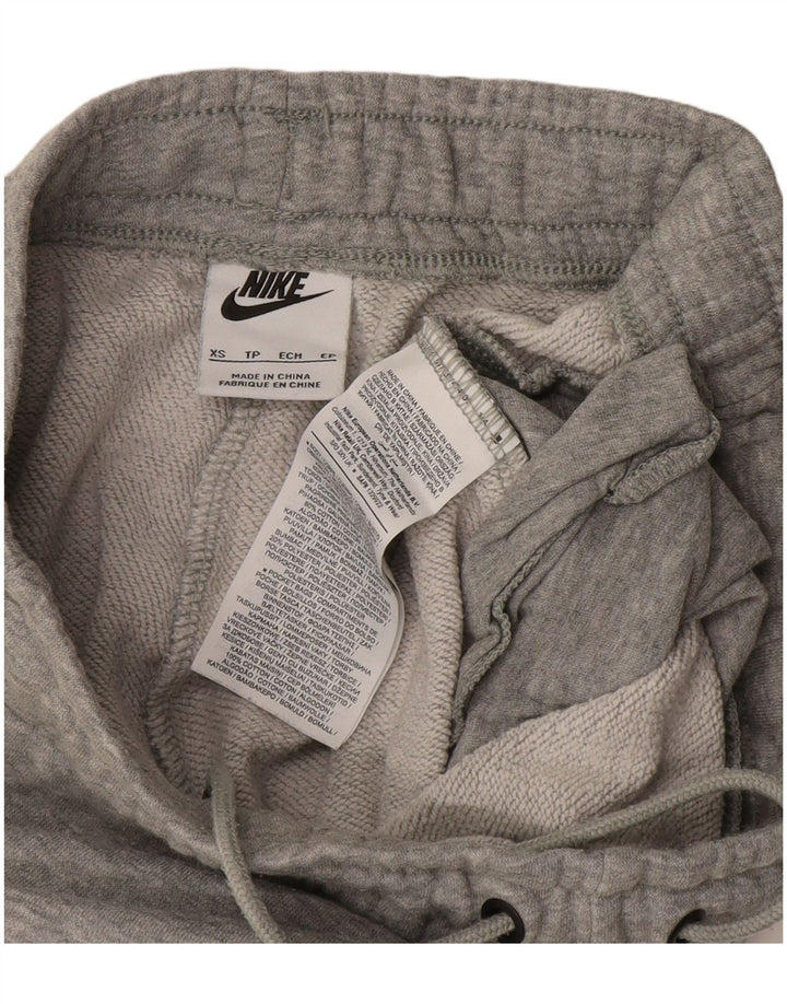 NIKE Damen-Trainingshose, Jogginghose, Gr. 4, XS, grau gefleckte Baumwolle