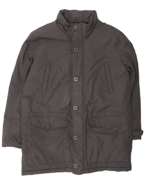 NAPAPIJRI Wattierter Herrenmantel UK 46 3XL Schwarz Polyester