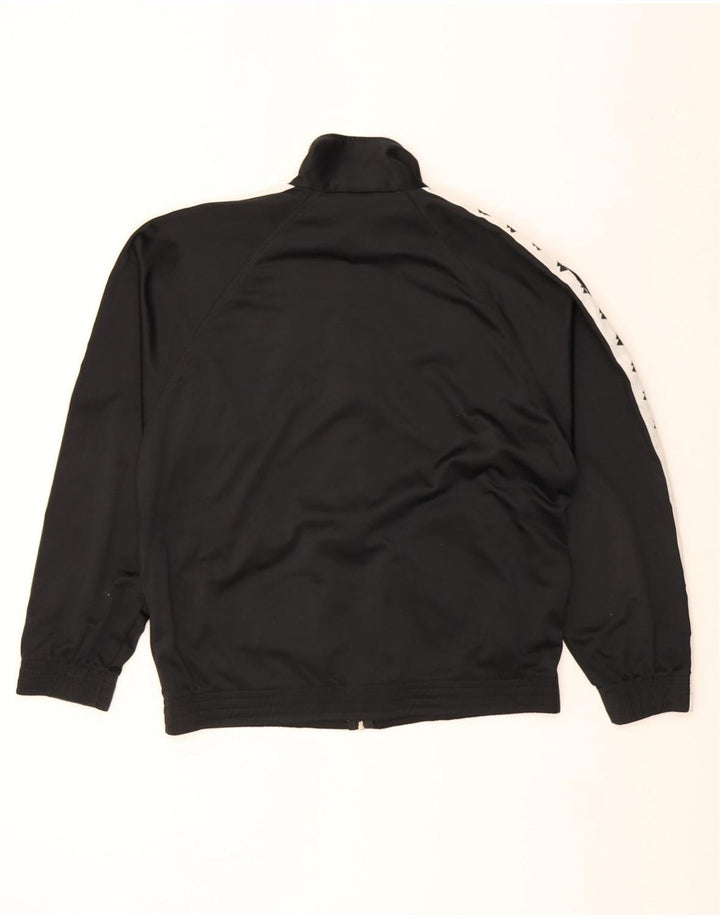 Lotto Herren-Trainingsanzugoberteil mit Grafik, Größe L, Schwarz, Farbblock