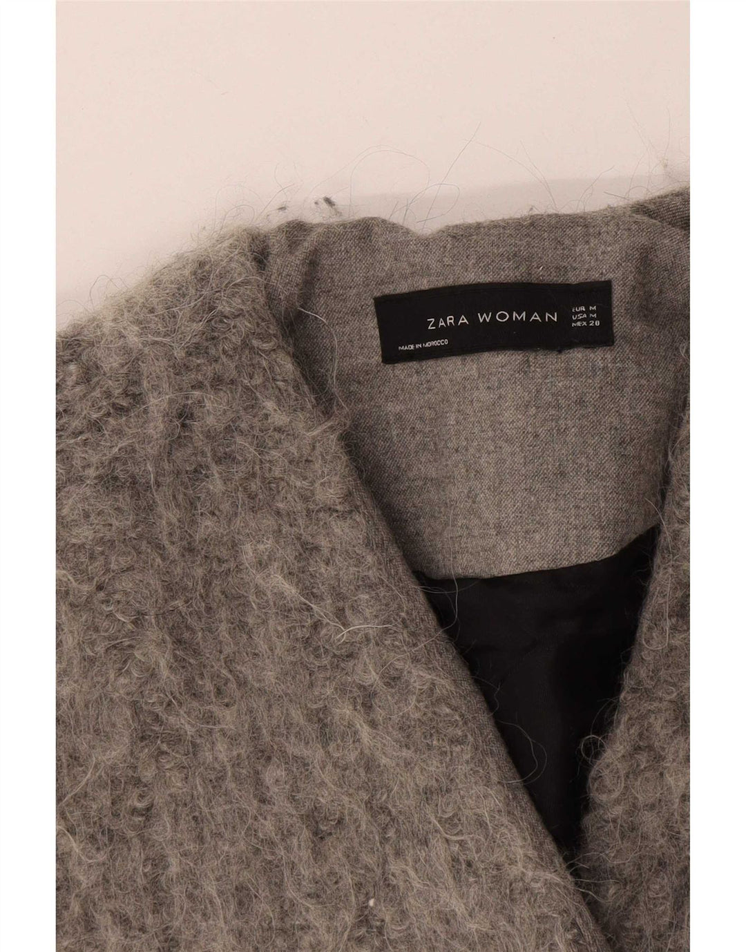 Zara Damen Mantel UK 14 Mittelgrau