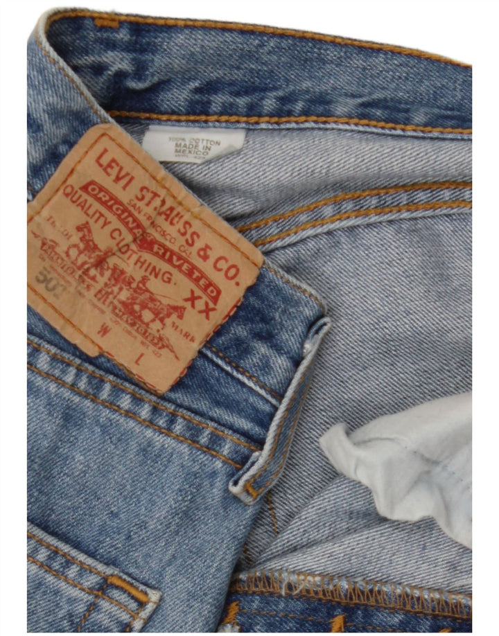 Levi's Herren 501 Straight Jeans W29 L28 Blaue Baumwolle