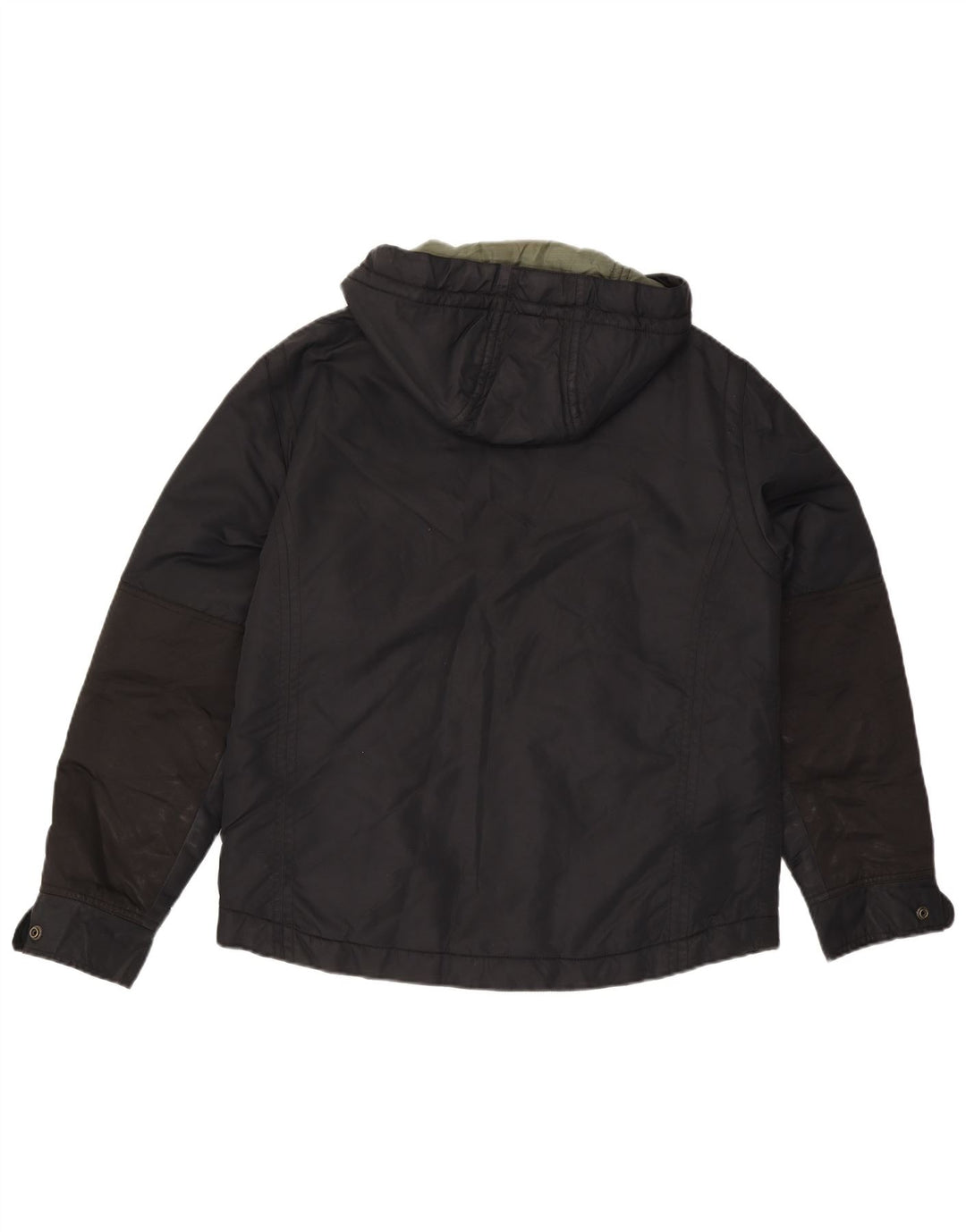Gepolsterte Herrenjacke mit Kapuze von Gas, Größe 40, Größe L, Schwarz, Polyamid