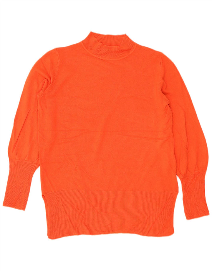 Marks & Spencer Rollkragenpullover für Damen, Gr. 14, mittelorange