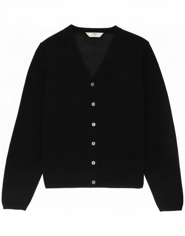 Marks & Spencer Damen St. Michael Cardigan Pullover UK 12 Medium Schwarz