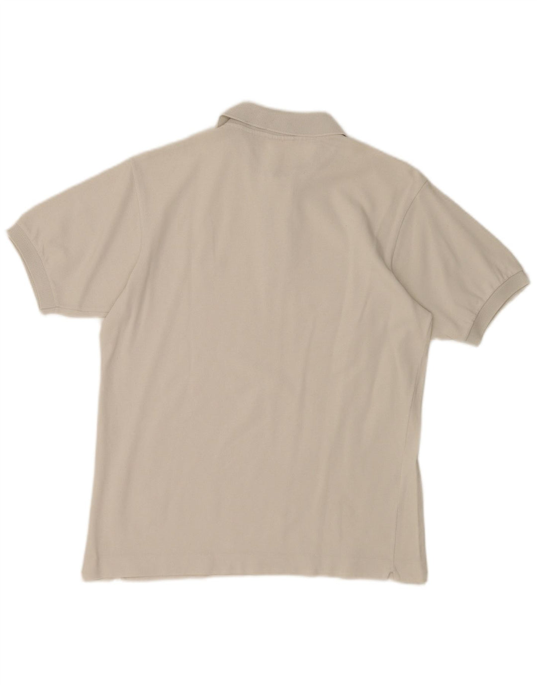 LACOSTE Herren-Poloshirt, Größe 3, klein, weiße Baumwolle