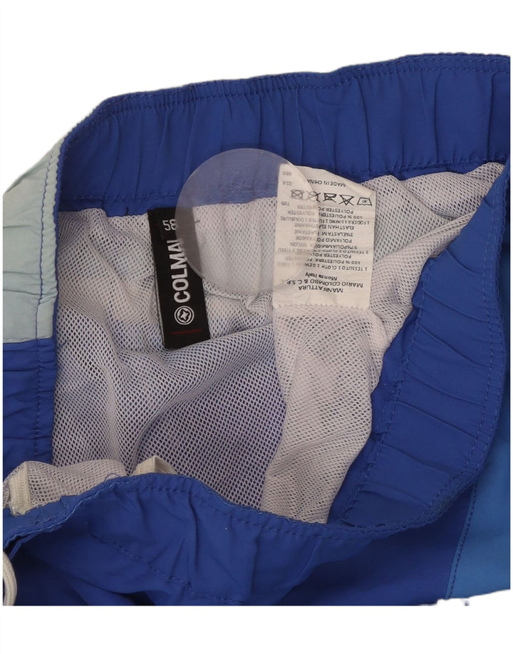 COLMAR Herren Badeshorts mit Grafik IT 58 XL Blaues Colourblock-Polyester