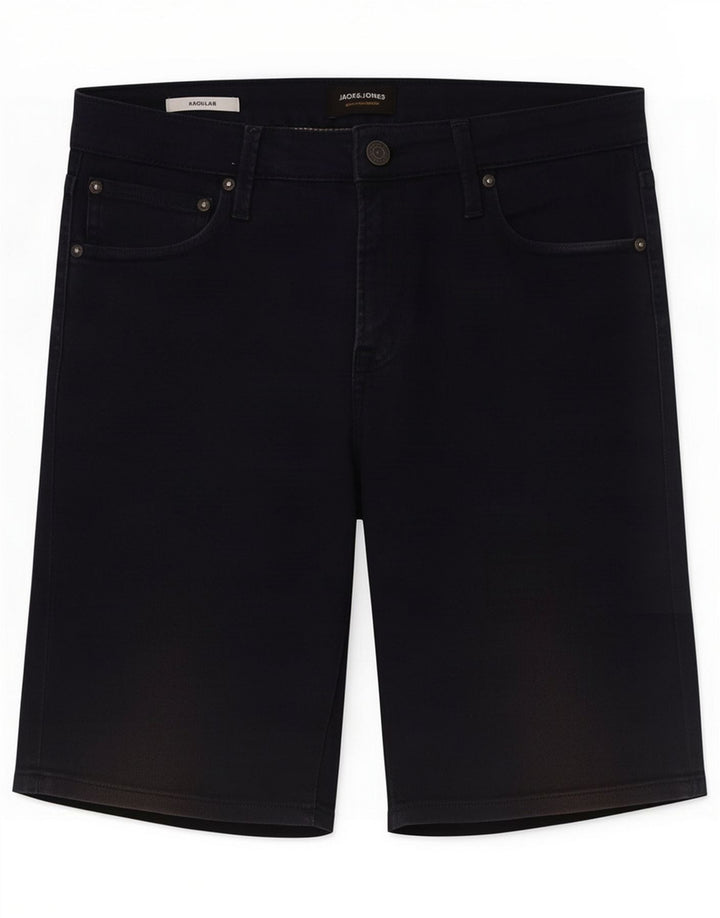 Jack & Jones Herren Regular Denim Shorts Medium W30 Marineblaue Baumwolle